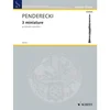 PENDERECKI:3 MINIATURE CLARINETT & PIANO