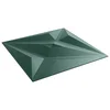Zidne panele 48 pcs Zvijezda zelena 50 x 50 cm XPS pjena