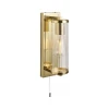 Endon 94075 - Kupatilska zidna svetiljka TAYLOR 1xE27/10W/230V IP44, zlatna