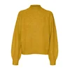 VERO MODA Pulover VMLEAF gorčica