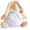 Zajček Doudou White s prostorom za shranjevanje pižame 38 cm