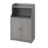 HAUGA Element s 2 vrata, siva, 70x116 cm