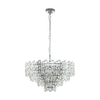 EGLO viseća lampa CALMEILLES 1 E14 hrom kristal O78 cm 39627