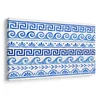 Slika modro-bel grški ornament - 60x40