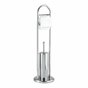 WENKO 16993100 - WC komplet VASTO 22x81 cm, od nerđajućeg čelika, srebrne boje