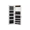 Songmics Omara za nakit 37,5x9,7x108 cm bela