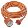 Produžni kabel 1 utičnica 20m narandžasti