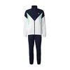 Sergio Tacchini Trenirka za tek Nervo mornarska/pastelno zelena/bela