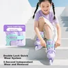 Little Champion Dečiji podesivi roleri sa svetlećim točkićima, Ljubičasti