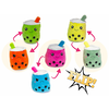Landahl Landahl plišasti bubble tea sort, 15x13 cm