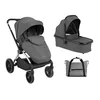 KikkaBoo Kolica Lanah 2in1 set sa tvrdom korpom Grey (KKB21149)