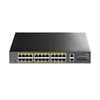 Cudy GS1026PS2 Mrežni ruter 24-Port Gigabit PoE+ Switch, 2 Uplink Gigabit Ports, 2 Gigabit SFP Slots 300W