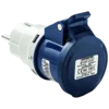 Famatel Industrijski adapter za utikač 2P+T/schuko utičnica 16A,IP20 - 13912