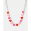 Monsoon Children Ogrlica za devojčice HEART BEADED NECKLACE