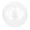 Okrogli Bobo balon, prozoren 80 cm