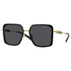 VERSACE Ženske naočare za sunce 0VE2261 100287 56, Crne