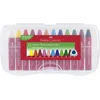 Voščene barvice, trikotne, FABER-CASTELL Jumbo, 12 različnih barv, 12 kosov