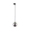 Luster na sajli za šinski sistem TRACER 1xG9/8W/230V crna/dimljeno-crna