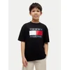 Tommy Hilfiger Majica Heritage KB0KB10340 Črna Regular Fit
