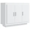 Vidaxl Komoda bela 92x35x75 cm konstruiran les