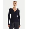 Fracomina Pulover FR25WT7025K43301 Mornarsko modra Slim Fit