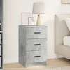 Noćni ormar Beton siva 38 x 38 x 66 cm Konstruirano drvo