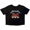 Metallica Master Of Puppets Tracks (Back Print) Black L Ženske Majica