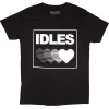 Idles Majica Gradient Heart Unisex Black 2XL