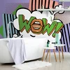 Samolepilna tapeta stilski vijoličen pop art – WOW! - 343x231