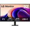 LG Monitor 32U631A-B 31, 5, IPS, 2560x1440, 100Hz, 5ms GtG, HDMI, USB type C, VESA, Crni