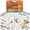FORSTIME Velika set orodij 201 delov 1/4 3/8 1/2 6-kotnih 6-32mm
