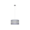 Luster na sajli HELEN 1xE27/15W/230V prečnik 40 cm siva/srebrna