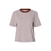 SELECTED Majica SLFESSENTIAL rjasto rjava / bela