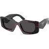 Prada Ženske naočare za sunce 0PR 15YS 09Z5S0 51, Crno-crvene