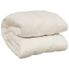 Vidaxl Obtežena odeja svetlo krem 220x230 cm 11 kg blago