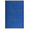 Vidaxl Pralni predpražnik moder 60x90 cm
