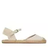 Lauren Ralph Lauren Espadrile ROBBY svetlo bež / bela