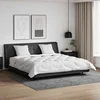 Set deka s jastukom 3 pcs Bijelo Mikrofibra i Pero