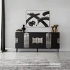 Hanah Home Komoda Vienna 180x80x40cm Crno-Siva