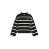 TOMMY HILFIGER Majica črna / bela