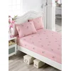 Aberto Design Set čaršaf i 2 jastučenice Alanur, 160x200+20 cm , Roze-zelena