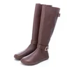 Visoki škornji barefoot GLAM Brown