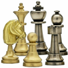 Medium Staunton Solid Brass 2.8