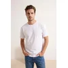 Trendyol Muška majica Tmnss26Ts00022, Bela