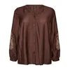 Zizzi Bluza CAJANICE rjava