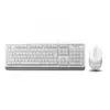 A4 TECH F1010 USB US bela tastatura + USB beli miš