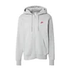Nike Sportswear Jopa na zadrgo CLUB siva