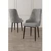 Hanah Home Trex set stolica, 46x95x42 cm, 2 dijela, sivo-smeđa