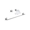 Grohe 41124000 Start Cube 3 v 1, komplet kopalniških dodatkov, držalo za brisače, obešalnik, držalo za toaletni papir