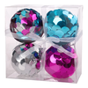 Festa Novogodišnji ukras Lampioni Icy foam, Hologram, 8 cm, 4 komada, Šareni